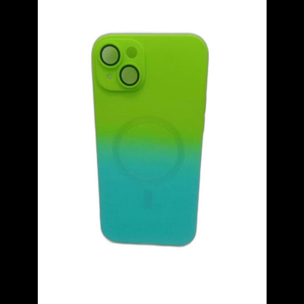 iPhone 15 Plus Magsafe Phone Case Greenish Yellow